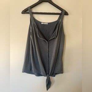 Tie tank top